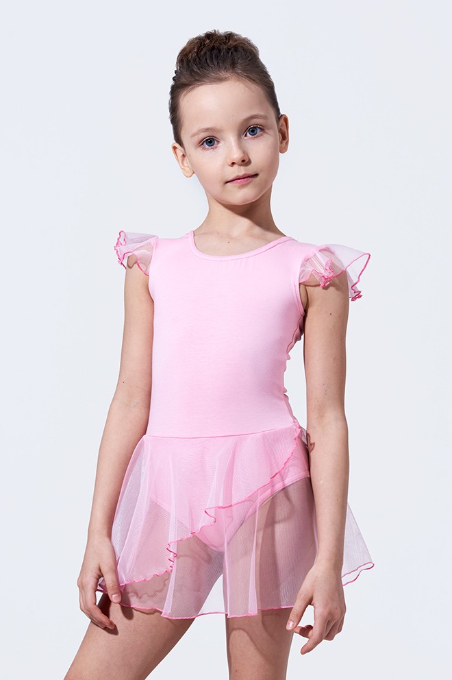 Omarsel Lily Pink Skirted Leotard